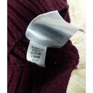 Old Navy Textured Knit Tunic Sweater Women S Burgundy Cotton Crew Cozy Relaxed thumbnail 12