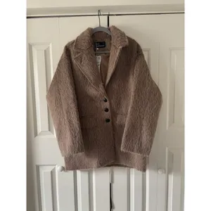 Women Faux Fur Jacket Soft Warm Plush Coat Outerwear Elegant Chic thumbnail 4