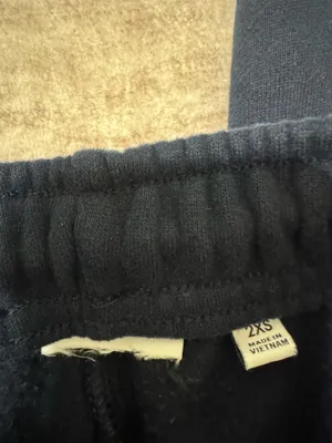 Aritzia cozy fleece navy sweatpants size xxs thumbnail 3