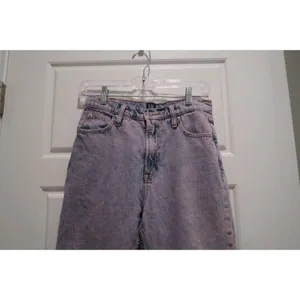 Gap Mom Jeans‎ New Purple Acid Wash High Rise Cropped 2/26 Grunge Casual Denim thumbnail 7