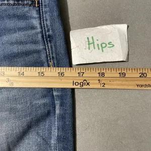American Eagle Hi Rise Jegging Size 8 Blue Jeans Stretch Distressed Denim Skinny thumbnail 10