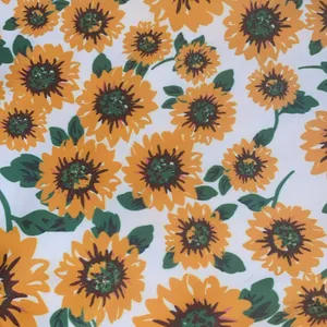 Sunflower Print Bikini Bottoms size medium floral sunflower high waisted bikini thumbnail 4