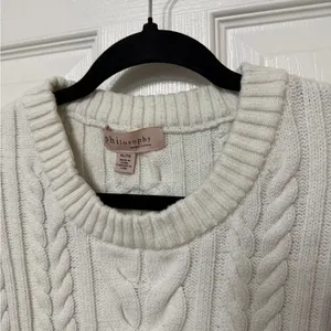Philosophy cableknit crewneck‎ sweater size XL thumbnail 2