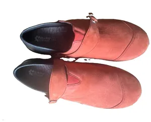 Rocky 4Eursole Sz 40 /10 Nurse Clogs Brick Red Nubuck RKYH042 thumbnail 1
