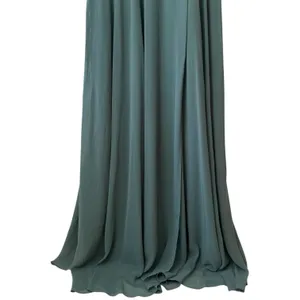 NEW Birdy Grey Kaia Sea Glass Chiffon Maxi Bridesmaid Dress Event Summer L thumbnail 5