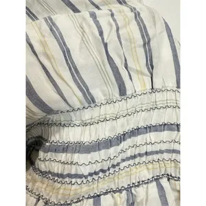 Max studio striped tie-waist blouse  XL thumbnail 3