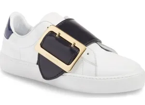 Burberry Westford Buckle Strap Leather Sneakers EU 38.5 thumbnail 1