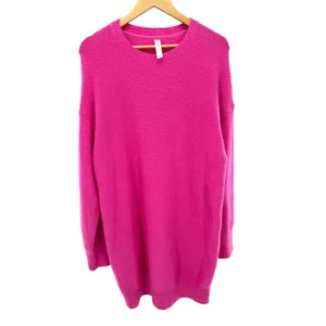 Daily Practice Anthropologie Pink Fuzzy Sweater Dress Medium Cozy‎ Lounge thumbnail 5