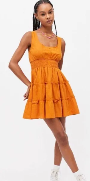 Urban Outfitters NWT Hailey Tiered Mini Dress - L thumbnail 2