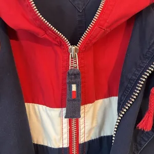 Tommy Hilfiger Varsity Crew Preppy Navy Spring Jacket Size Medium ⚫️ thumbnail 3