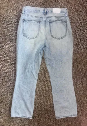 Pistola Light Blue Cropped Straight Jeans Inseam 25 Size 28. EUC thumbnail 4
