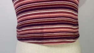 American Eagle Outfitters Soft & Sexy Striped Red Tube Top Strapless Siz… thumbnail 4