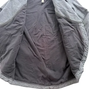 Lululemon That's A Wrap Jacket Size 6 Heathered Coal Grey Fleece Mid-Length thumbnail 5