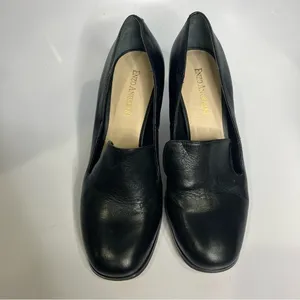 Enzo Angiolini Black leather Maxie loafer pumps women’s size 7 professional‎ thumbnail 2