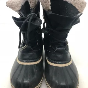 Sorel Winter Waterproof dark brown duck boots thumbnail 2