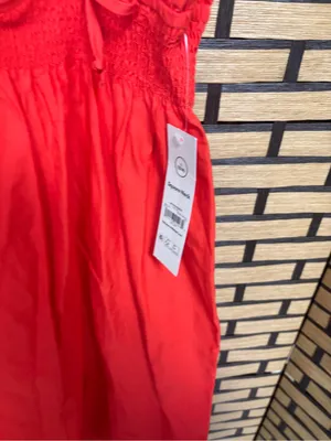 No boundaries red poplin cotton dress size large thumbnail 5