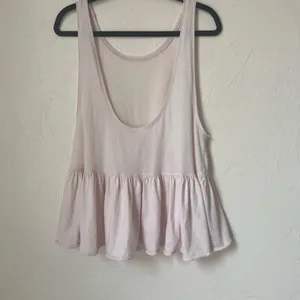 Free People We the Free soft pink baby doll low back tank top size S thumbnail 7