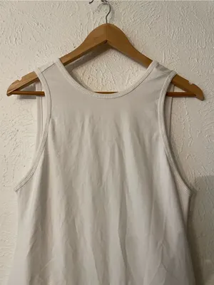 Free People Movement White Hot Shot Bubble Mini Drop-Waist Dress XS thumbnail 5