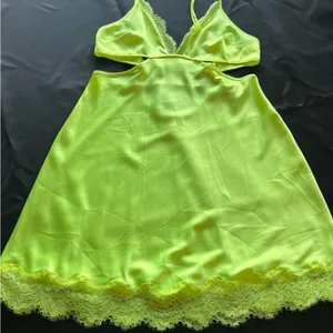 Victoria's Secret Satin & Lace Slip Dress (L) thumbnail 1