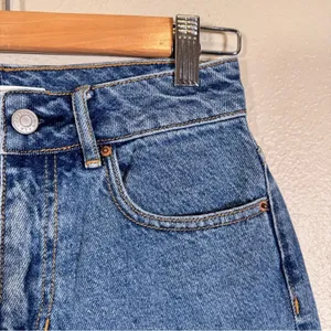 Pacsun Blue High Rise Mom Jean Shorts Womens 24 Denim Casual Beachy Summer Vaca thumbnail 10