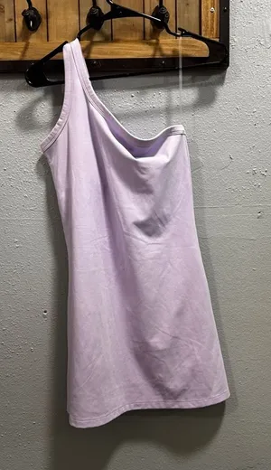 All in Motion One Shoulder Dress - Soft‎ Lavender thumbnail 1
