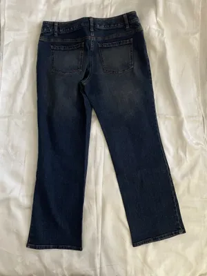 Ann Taylor Loft Petite Women’s Jeans Size 8 Bootcut Dark Wash thumbnail 3