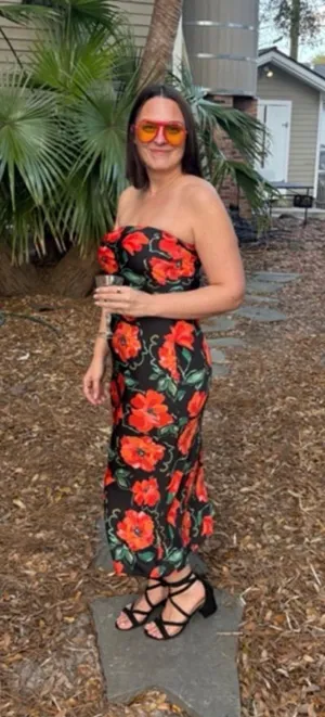 Resa Anna Slip Dress in Poppy Floral thumbnail 1