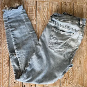 👖American Eagle High-Waisted Jegging Distressed Skinny Jeans👖 ~4 thumbnail 4