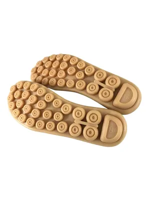 Womens Loafers Flats Leather Slip On Basic Gold Size 37 US 6 thumbnail 4