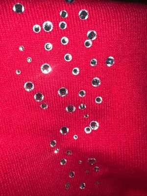 Kinross Cashmere 100% Cashmere Rhinestone Mock Neck Sweater Pink M NWT thumbnail 9