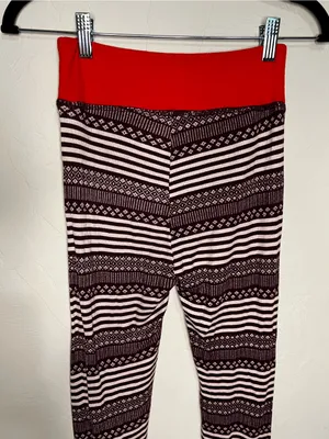 Aerie‎ Thermal Red Striped Lounge Wear Pajama Cozy Jogger Pants thumbnail 6