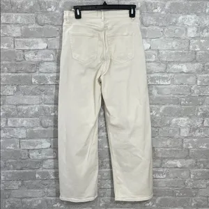 & Other Stories Straight Leg Jeans in Off-White thumbnail 3