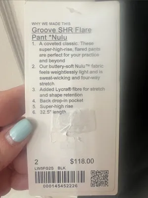 Lululemon SHR Flare Pant Nulu. 32.5” inseam thumbnail 7