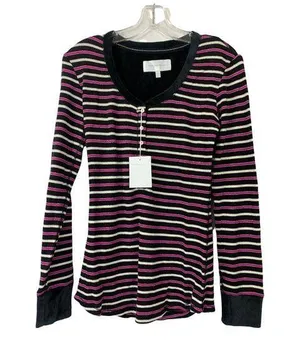 Victoria’s Secret Women's Long Sleeve Stripped Top thumbnail 1