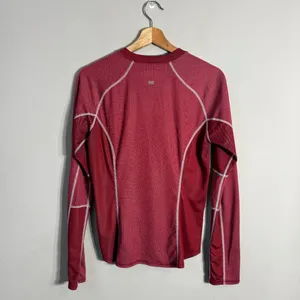 New Balance Biocool Long Sleeve Shirt Women's Medium Red Active Running Workout thumbnail 4