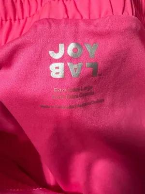 JoyLab Bright Pink Ruffle Athletic Shorts thumbnail 3