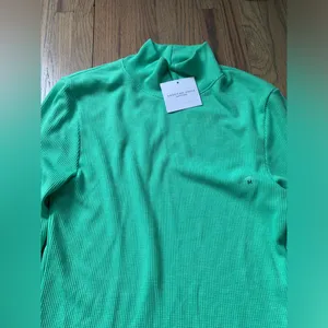 NWT American eagle green long sleeve turtleneck medium thumbnail 4