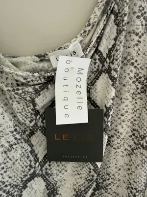 Le Lis One-Shoulder Snakeskin Bodysuit thumbnail 2