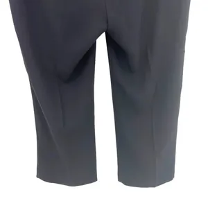 Amanda Uprichard‎ Trouser Dress Pants Cropped Capri Classic Black Size Large thumbnail 7