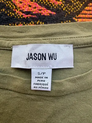 Jason Wu army green muscle t‎ like new size S thumbnail 4