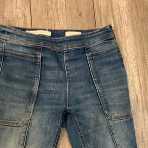 Pilcro Flare Leg Jeans Patchwork Pockets High‎ Rise Denim Size 26 thumbnail 6