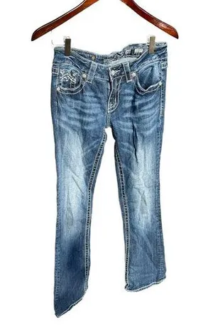 Miss Me jeans size 28/34 signature boot gorgeous jeans mint condition. Preowned thumbnail 1