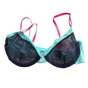 ONLY HEARTS Whisper Two‎ Toned Underwear Set Midnight Aqua NWOT Small thumbnail 2