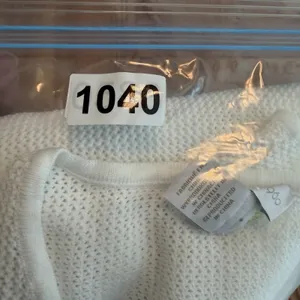 House of Harlow 1960 White Mesh‎ Swim Cover Up Mini Dress Boho Peasant Heavy M thumbnail 11