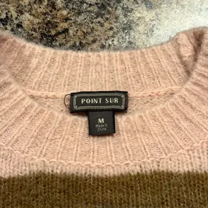 Point Sur J Crew Sweater Alpaca Merino Wool ASO Cottage Preppy Stripe Medium thumbnail 3
