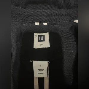 GAP Elegant Black Women's Coat COAT SIZE S in great condition 100% cotton cute 🥰 thumbnail 6