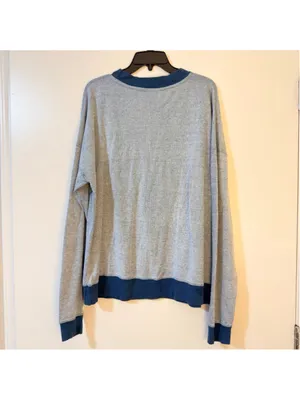 Champion Women's Teal & White Striped Long Sleeve Sweatshirt - Size XL - b13 thumbnail 12