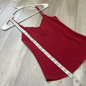 Reformation Silk Cami Tank Top v neck womens Red (xsmall) minimalist going out thumbnail 7