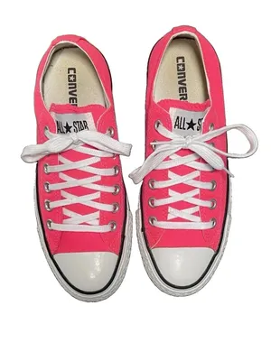 Converse All Star Low Top Women's Pink Sneakers Size 7 thumbnail 7