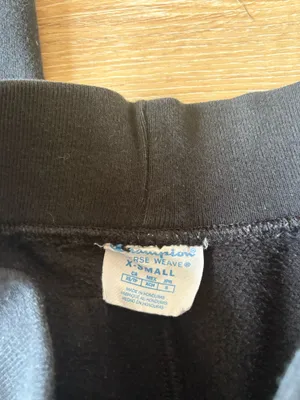 Champion Black Reverse Weave Joggers thumbnail 4